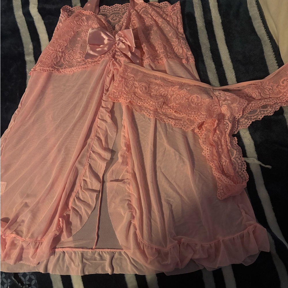 Babydoll dress matching set